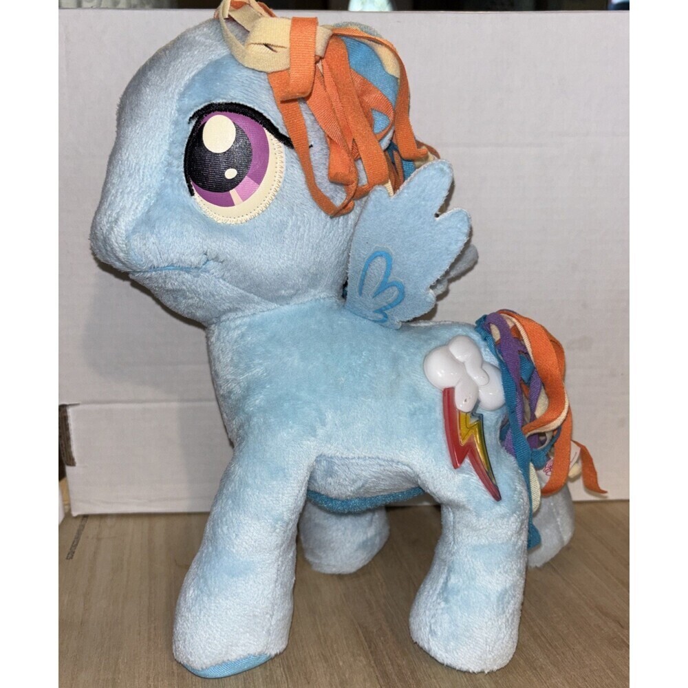 My Little pony 14 Inch Plush Talking Dash Rainbow Music Talk